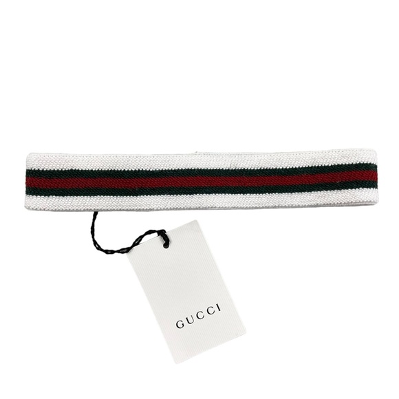 Gucci Web Stripe Elastic Headband - Picture 1 of 4